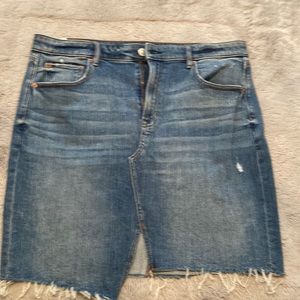 American eagle denim skirt